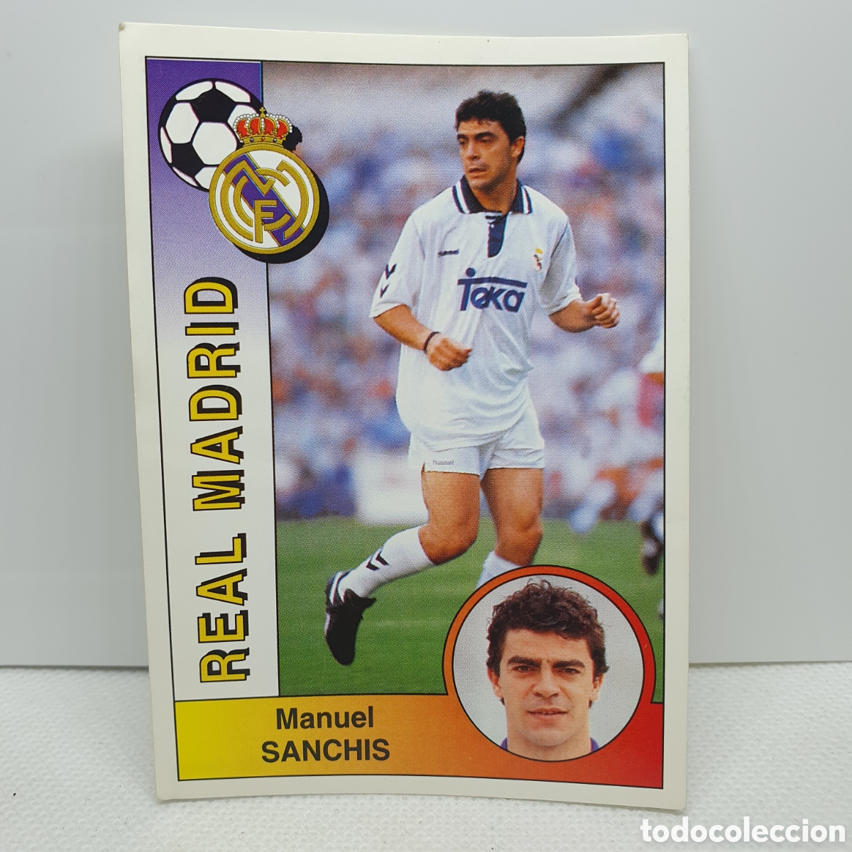 Cromos de F&uacute;tbol: ⚽️ CROMO DE FUTBOL SANCHIS REAL MADRID LIGA 94-95 BAR&Ccedil;A PANINI ALBUM - ESTAMPAS ADHESIVAS - CARTAS