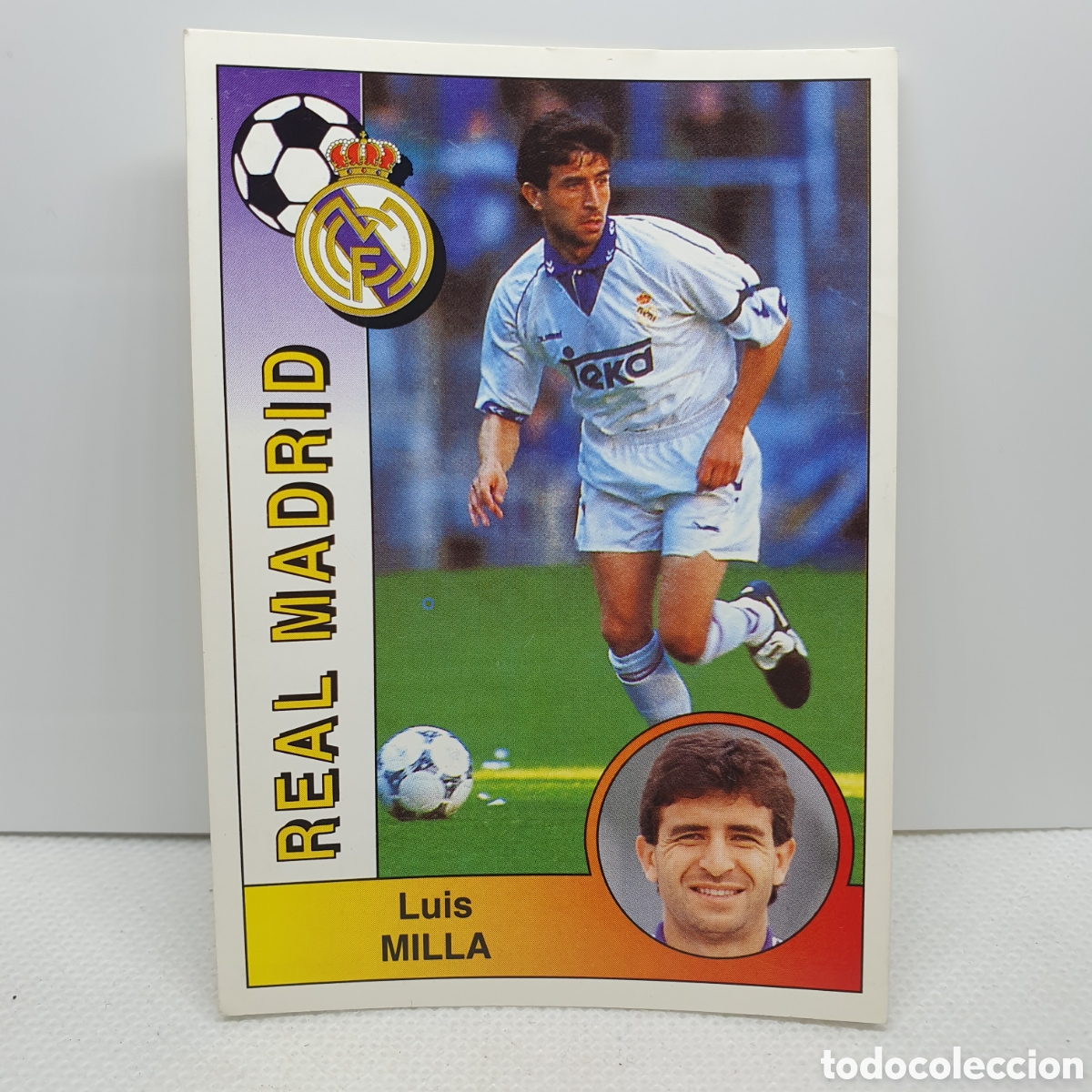 Cromos de Futebol: ⚽️ CROMO DE FUTBOL MILLA REAL MADRID LIGA 94-95 BAR&Ccedil;A PANINI ALBUM - ESTAMPAS ADHESIVAS - CARTAS