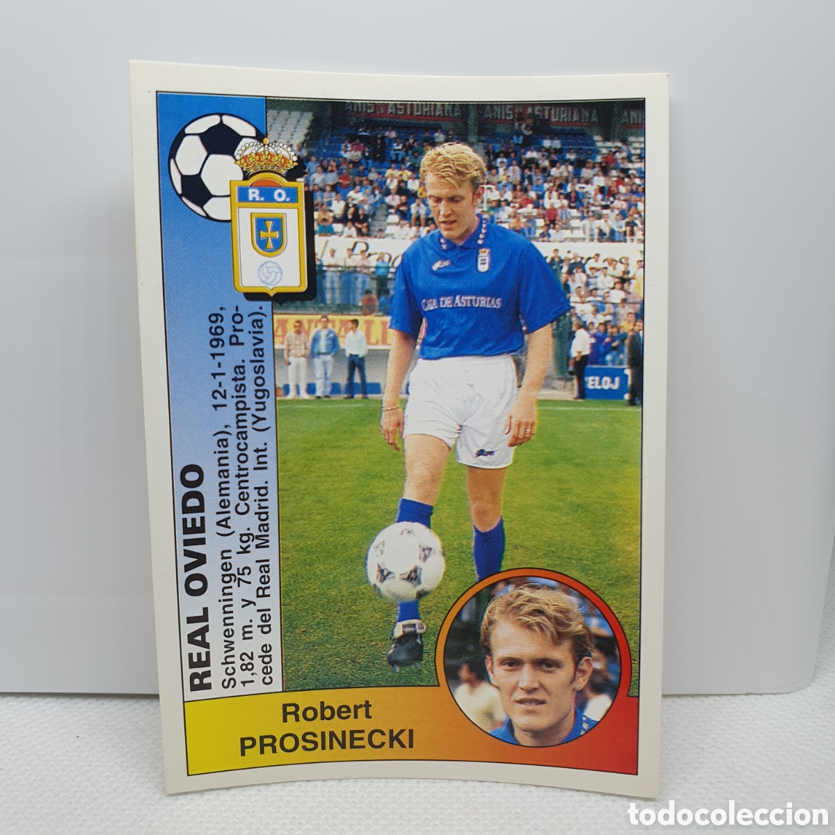 Cromos de F&uacute;tbol: ⚽️ CROMO DE FUTBOL PROSINECKI OVIEDO LIGA 94-95 BAR&Ccedil;A PANINI ALBUM - ESTAMPAS ADHESIVAS - CARTAS