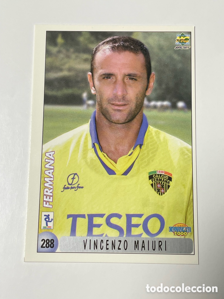 Football Stickers: Vincenzo Maiuri Fermana Mundicromo 1999/2000 #288