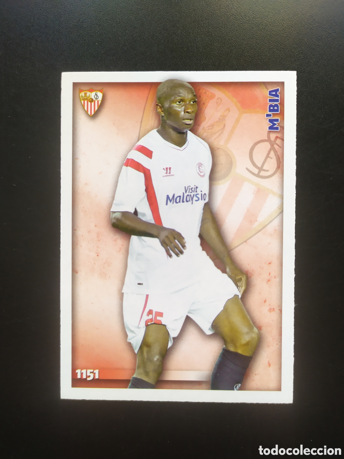 Cromos de F&uacute;tbol: Mundicromo fichas Liga 2014 2015 14 15 M'Bia n&deg; 1151 Sevilla