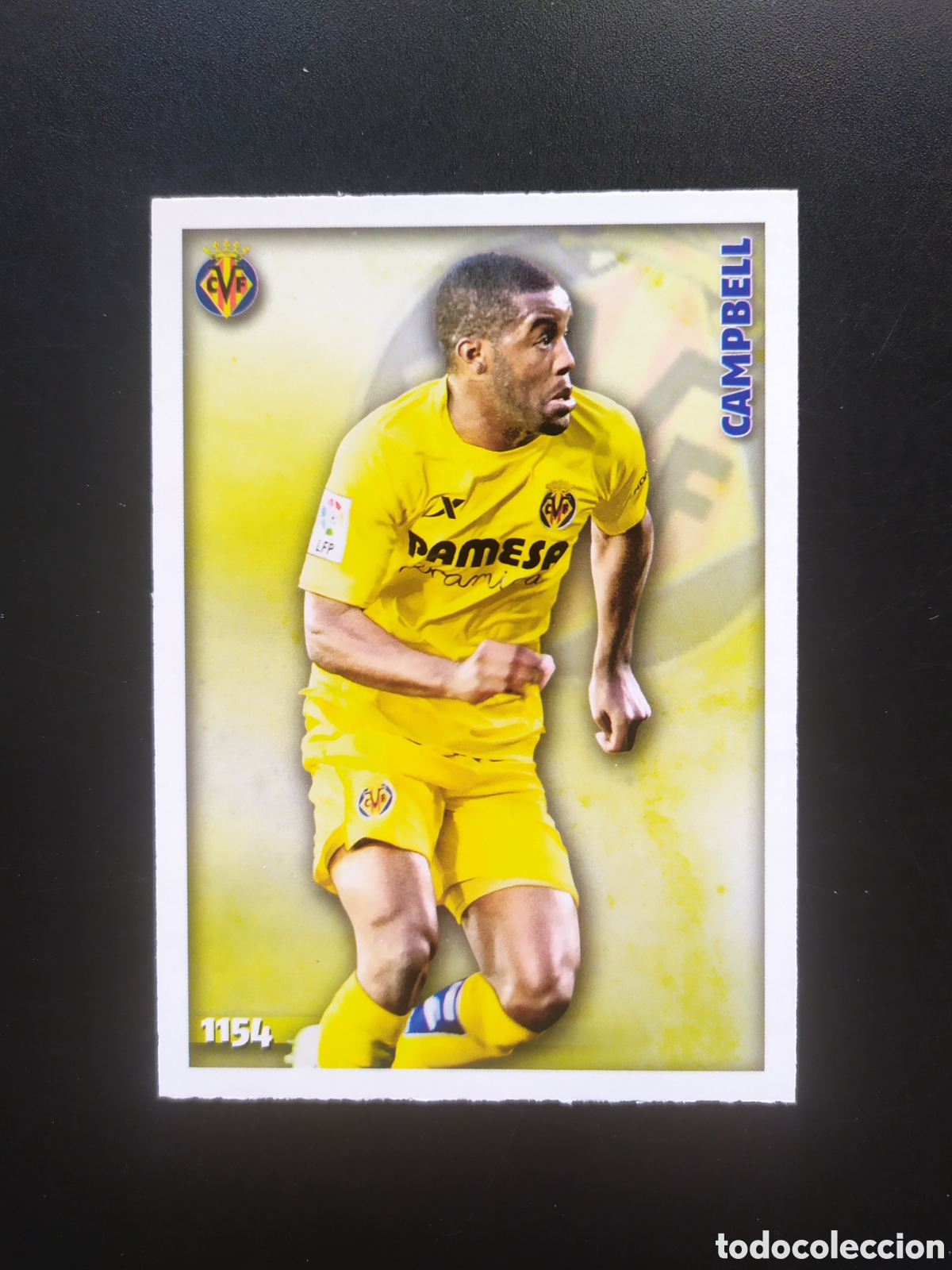Cromos de F&uacute;tbol: Mundicromo fichas Liga 2014 2015 14 15 Campbell n&deg; 1154 Villarreal