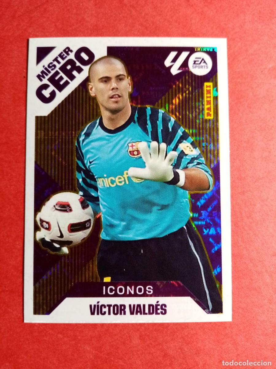 Fu&szlig;ball-Sticker: N&ordm; 16 VICTOR VALDES, ICONO, MISTER CERO, LIGA ESTE 2025 2026 25 26 PANINI
