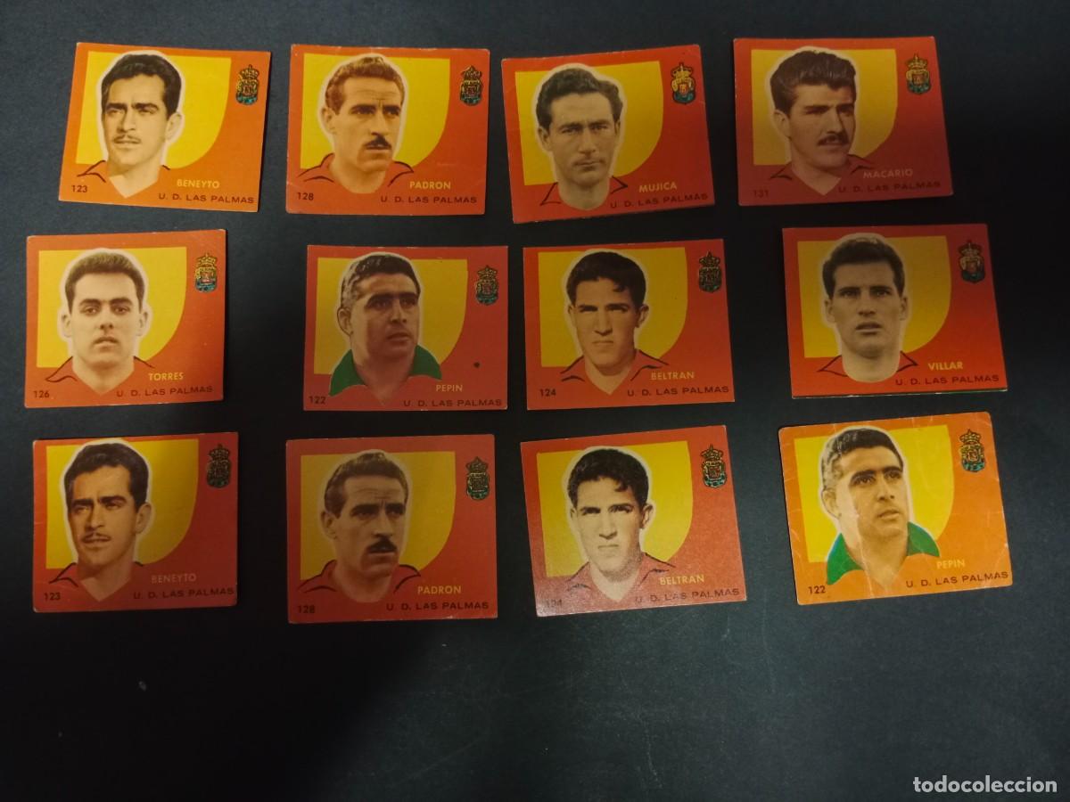 Fu&szlig;ball-Sticker: CROMOS EDITORIAL BRUGUERA CAMPEONES 1959 FUTBOL 1958 58 59 - PIDE TUS FALTAS - UD LAS PALMAS