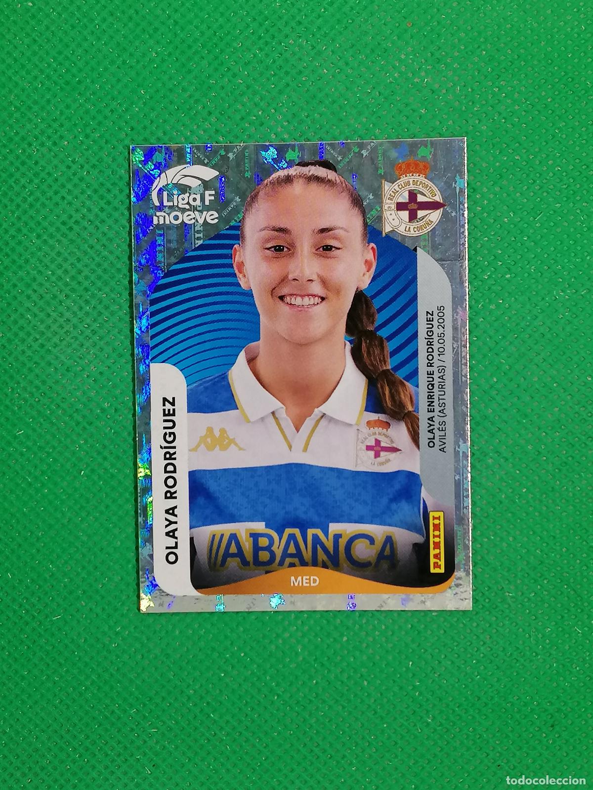 Football Stickers: 135 OLAYA RODRIGUEZ DEPORTIVO LA CORU&Ntilde;A ABANCA ⚽ PANINI LIGA FEMENINA F MOEVE 25 26 2025 2026 ⚽