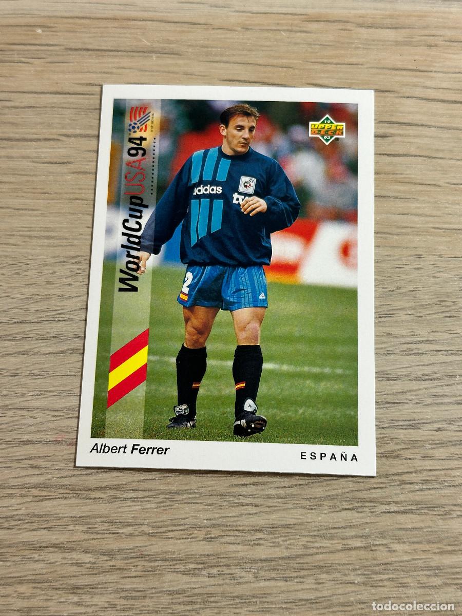 Football Stickers: FERRER n&ordm; 43 ESPA&Ntilde;A WORLD CUP USA 94 UPPER DECK TRADING CARD
