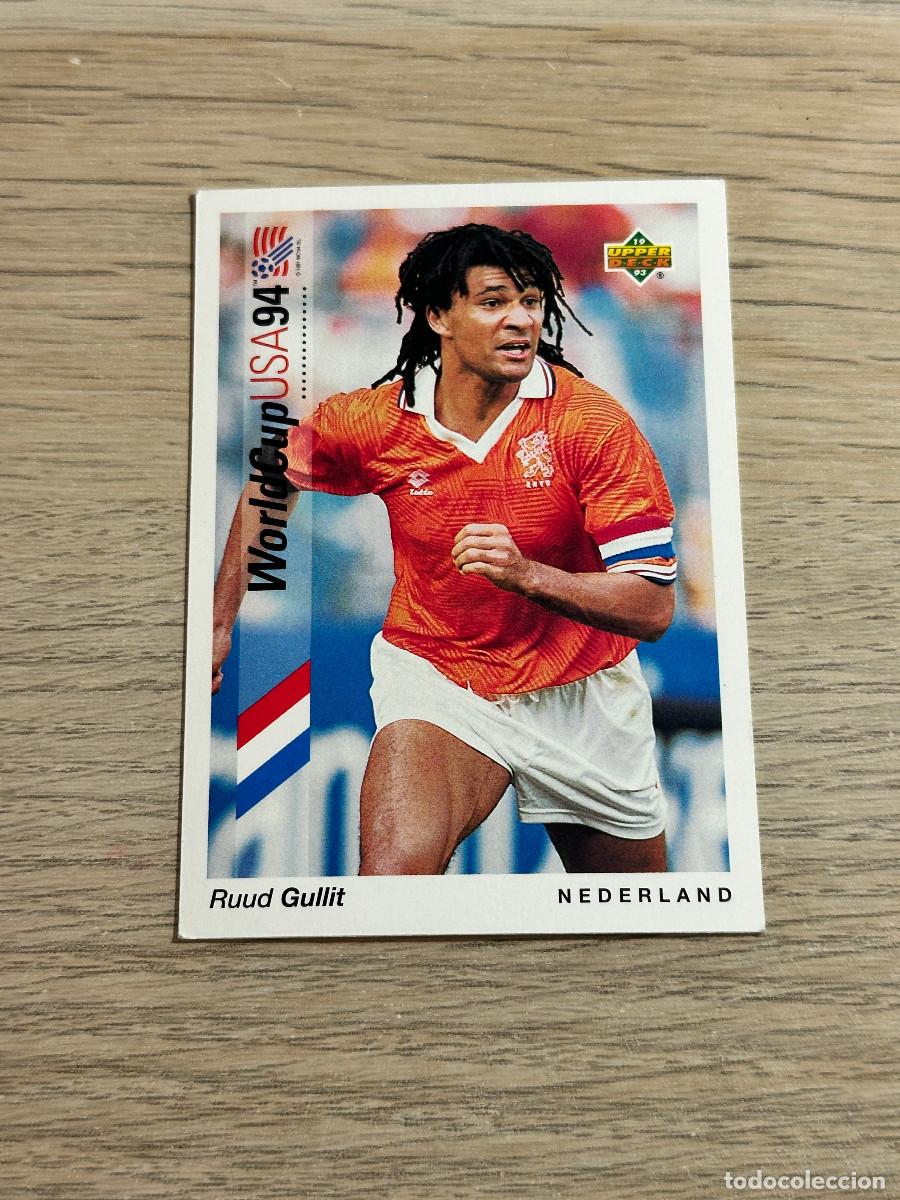 Fu&szlig;ball-Sticker: GULLIT n&ordm; 76 HOLANDA WORLD CUP USA 94 UPPER DECK TRADING CARD