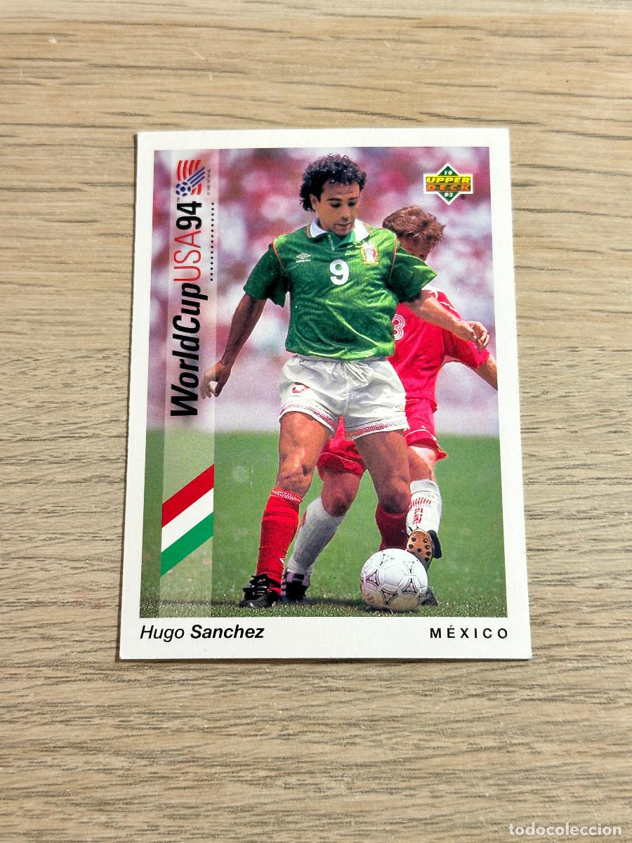 Cromos de F&uacute;tbol: HUGO SANCHEZ n&ordm; 64 MEJICO WORLD CUP USA 94 UPPER DECK TRADING CARD