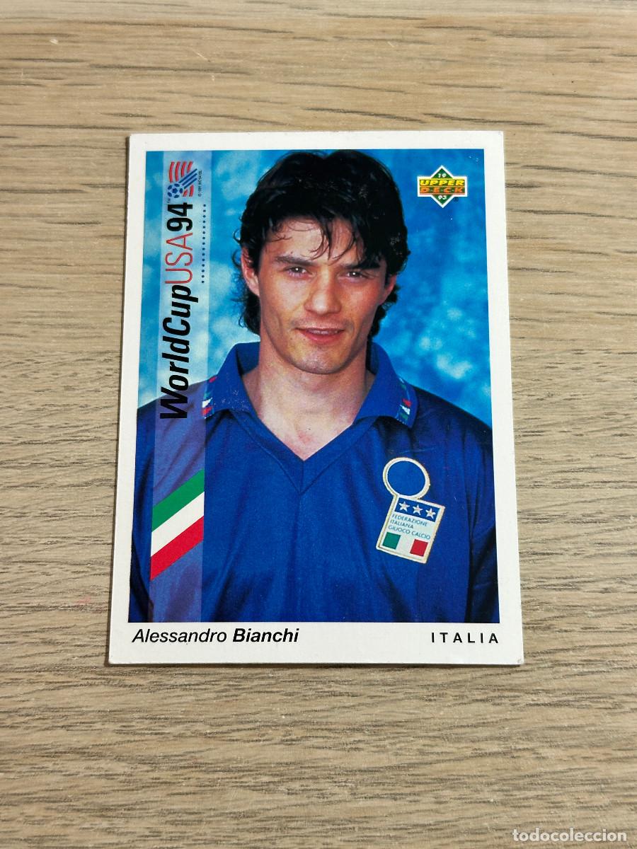 Cromos de Futebol: BIANCHI n&ordm; 168 ITALIA WORLD CUP USA 94 UPPER DECK TRADING CARD