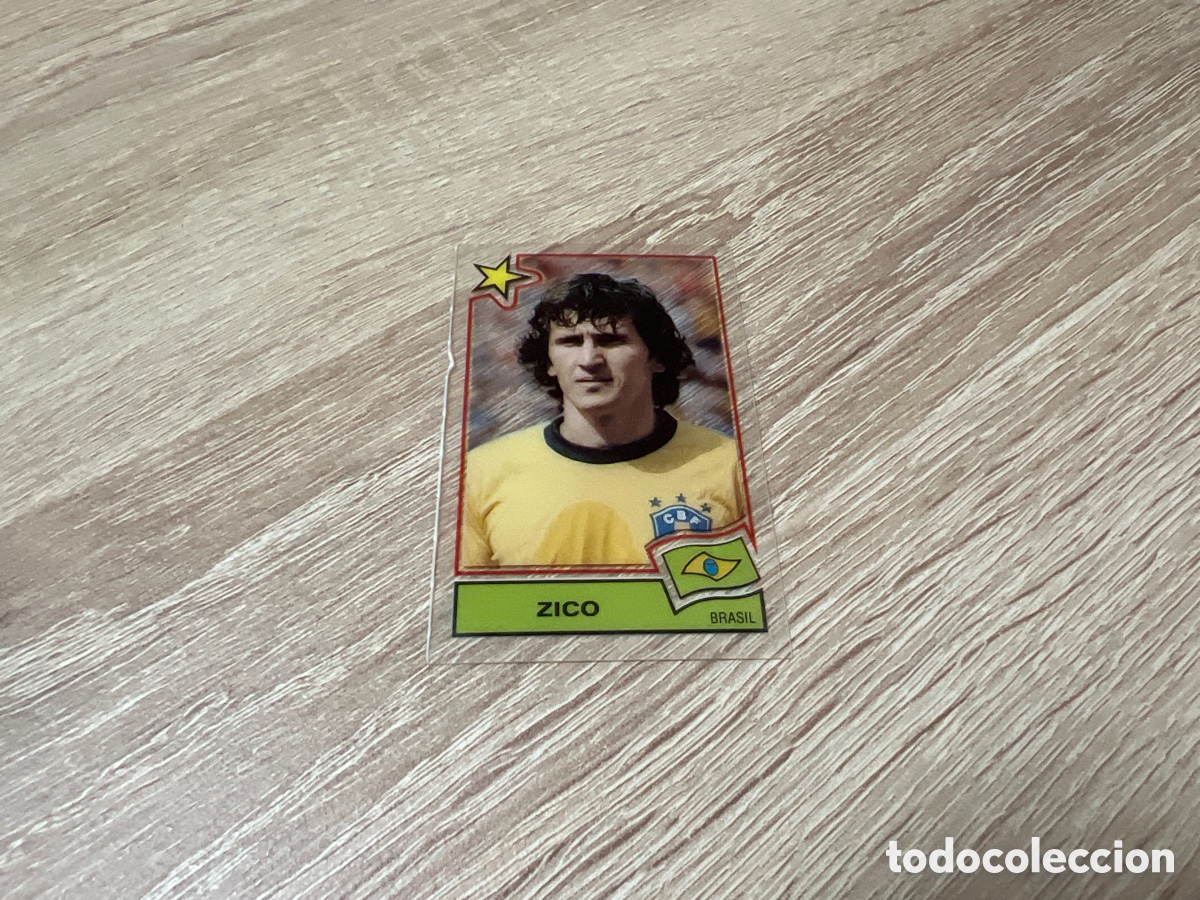 Cromos de f&uacute;tbol: 1984 ZICO BRASIL PANINI SUPERSTARS