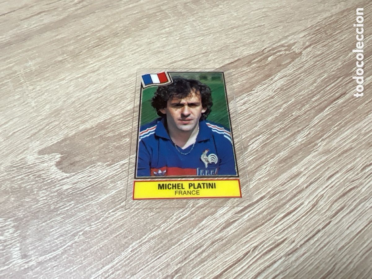 Fu&szlig;ball-Sticker: 1984 PLATINI FRANCIA PANINI SUPERSTARS