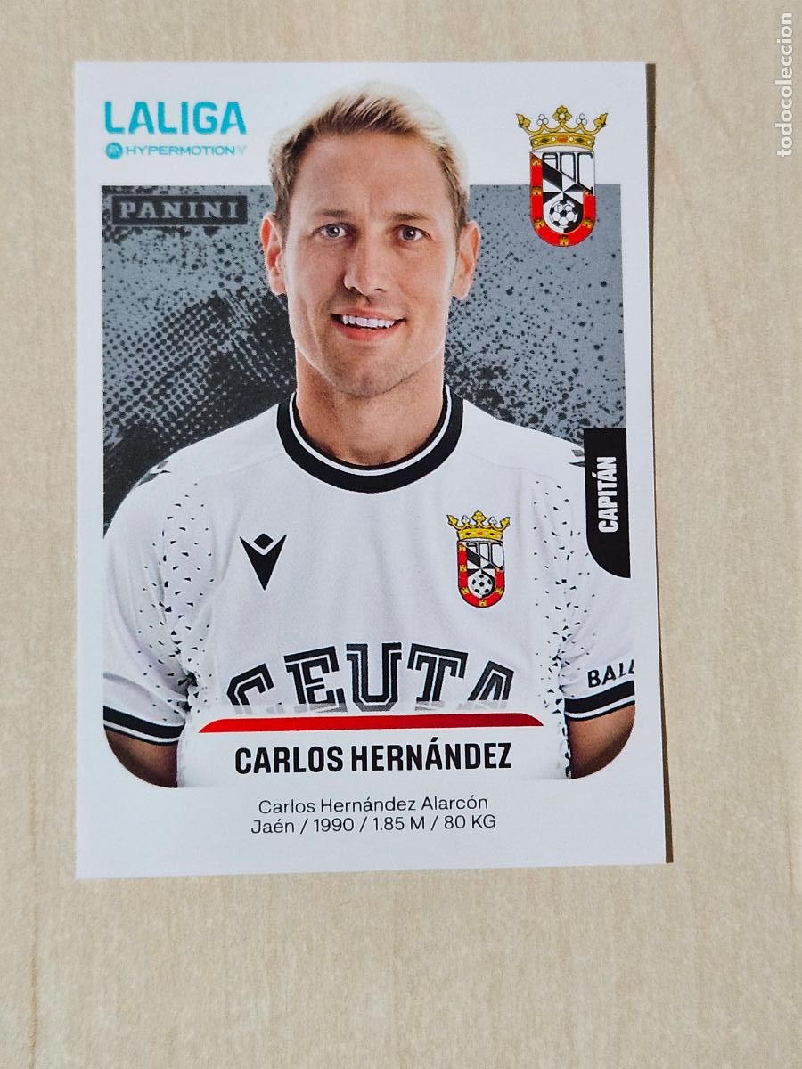 Cromos de F&uacute;tbol: N&ordm; 121 CARLOS HERNANDEZ - CEUTA - CROMO - LIGA HYPERMOTION 2025 2026 SEGUNDA DIVISION 25 26