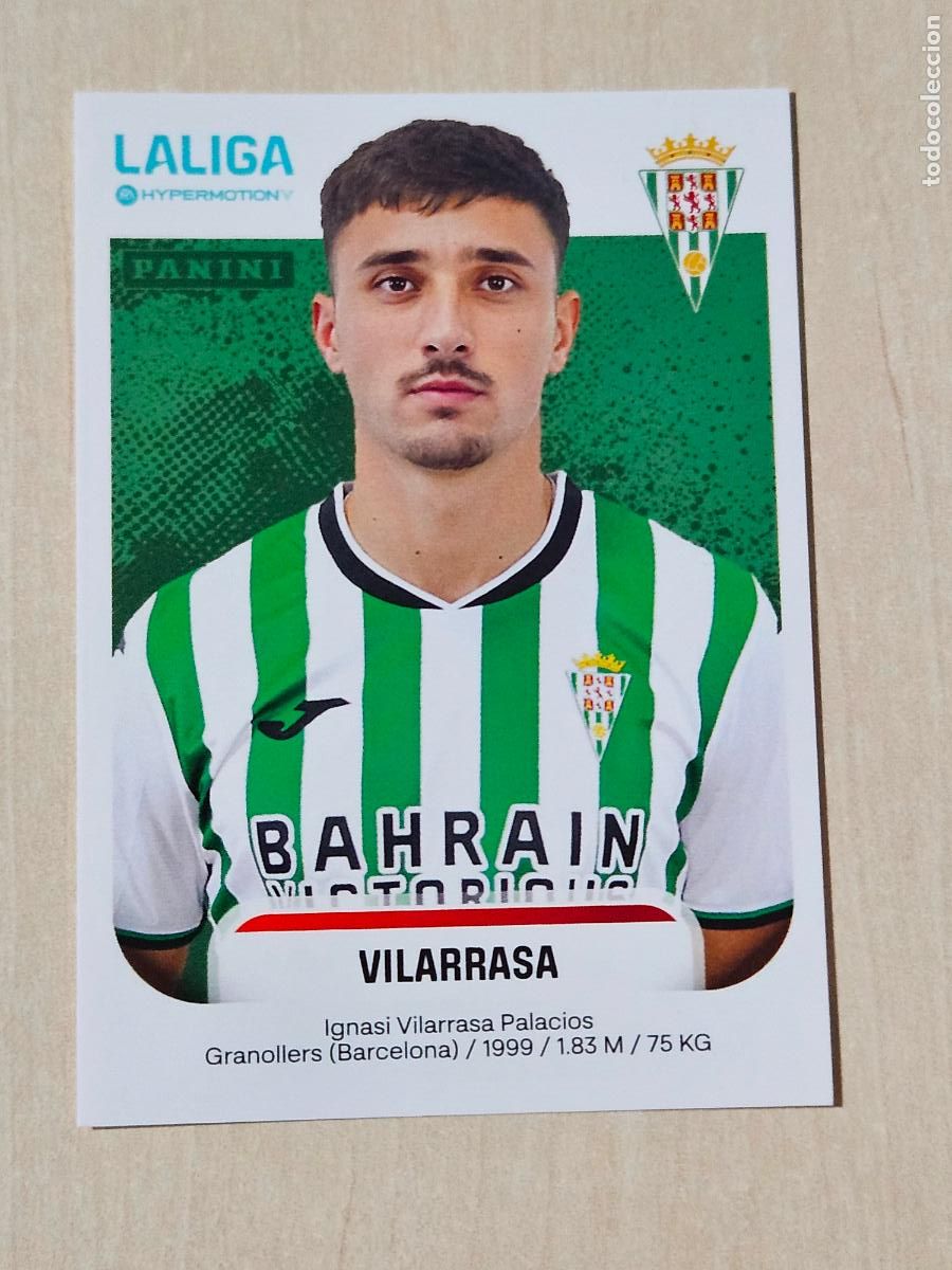 Cromos de F&uacute;tbol: N&ordm; 144 VILARRASA - CORDOBA - CROMO - LIGA HYPERMOTION 2025 2026 SEGUNDA DIVISION 25 26