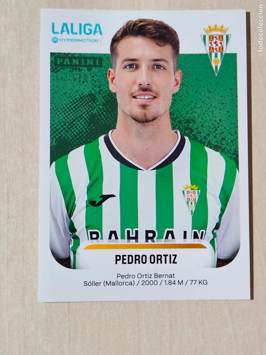 Cromos de F&uacute;tbol: N&ordm; 147 PEDRO ORTIZ - CORDOBA - CROMO - LIGA HYPERMOTION 2025 2026 SEGUNDA DIVISION 25 26