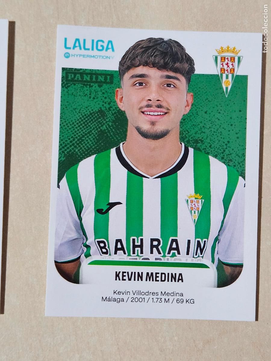 Cromos de F&uacute;tbol: N&ordm; 151 KEVIN MEDINA - CORDOBA - CROMO - LIGA HYPERMOTION 2025 2026 SEGUNDA DIVISION 25 26
