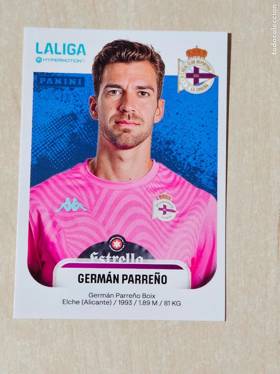 Cromos de F&uacute;tbol: N&ordm; 175 GERMAN DEPORTIVO DE LA CORU&Ntilde;A - CROMO - LIGA HYPERMOTION 2025 2026 SEGUNDA DIVISION 25 26