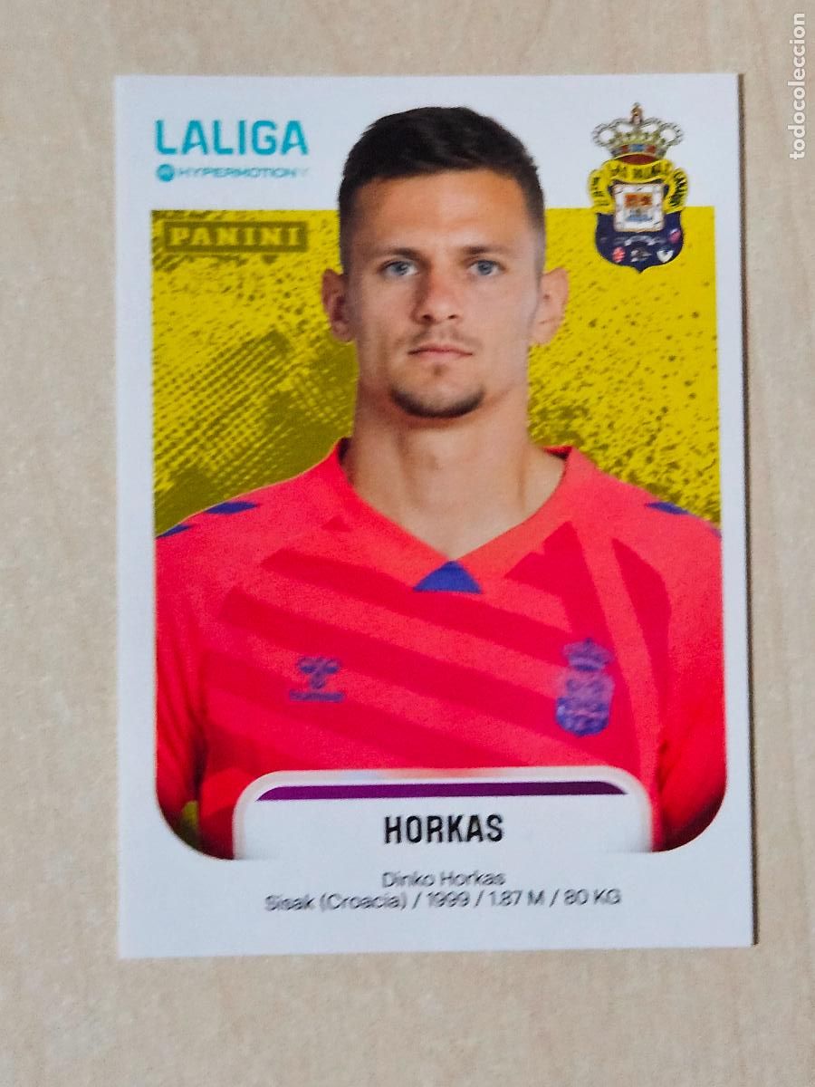Cromos de F&uacute;tbol: N&ordm; 251 HORKAS - LAS PALMAS - CROMO - LIGA HYPERMOTION 2025 2026 SEGUNDA DIVISION 25 26