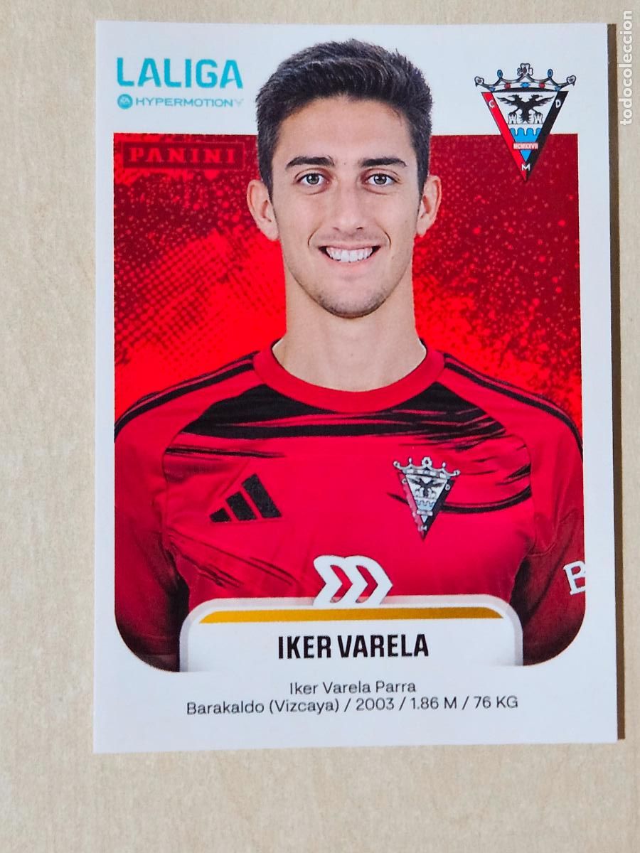 Cromos de F&uacute;tbol: N&ordm; 320 IKER VARELA - MIRANDES - CROMO - LIGA HYPERMOTION 2025 2026 SEGUNDA DIVISION 25 26