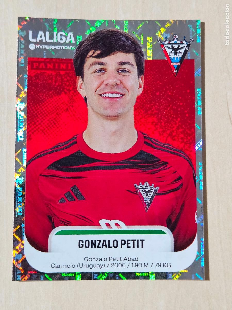 Cromos de F&uacute;tbol: N&ordm; 324 GONZALO PETIT - MIRANDES - CROMO - LIGA HYPERMOTION 2025 2026 SEGUNDA DIVISION 25 26