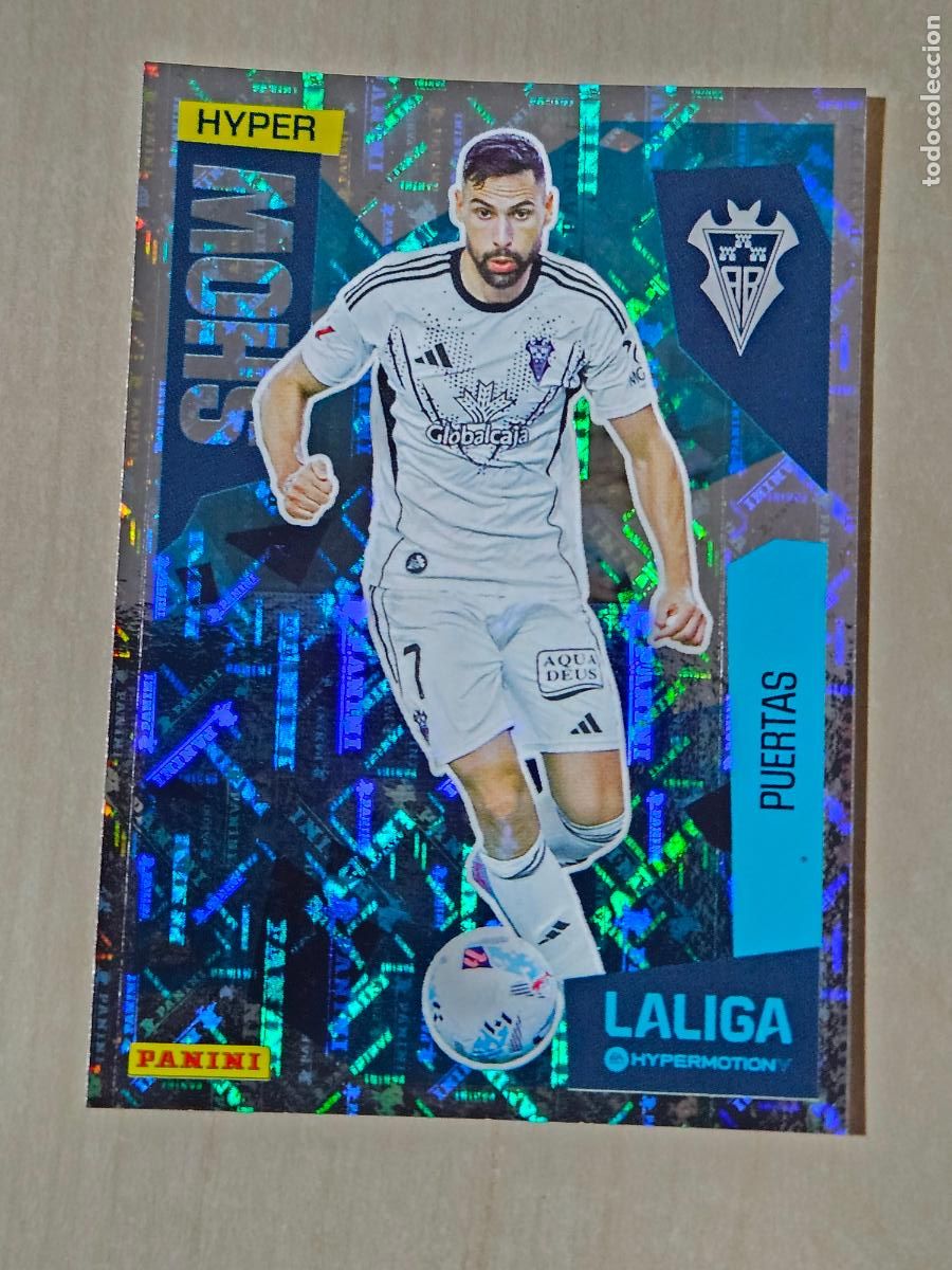 Cromos de Futebol: N&ordm; 432 PUERTAS - HYPER SHOW - LIGA HYPERMOTION 2025 2026 SEGUNDA DIVISION 25 26