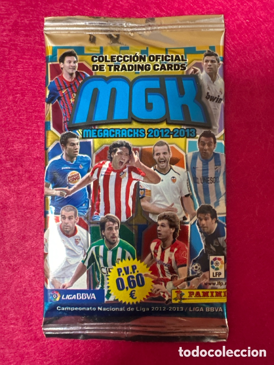 Cromos de F&uacute;tbol: SOBRE SIN ABRIR MEGACRACKS 2012-2013 12 13