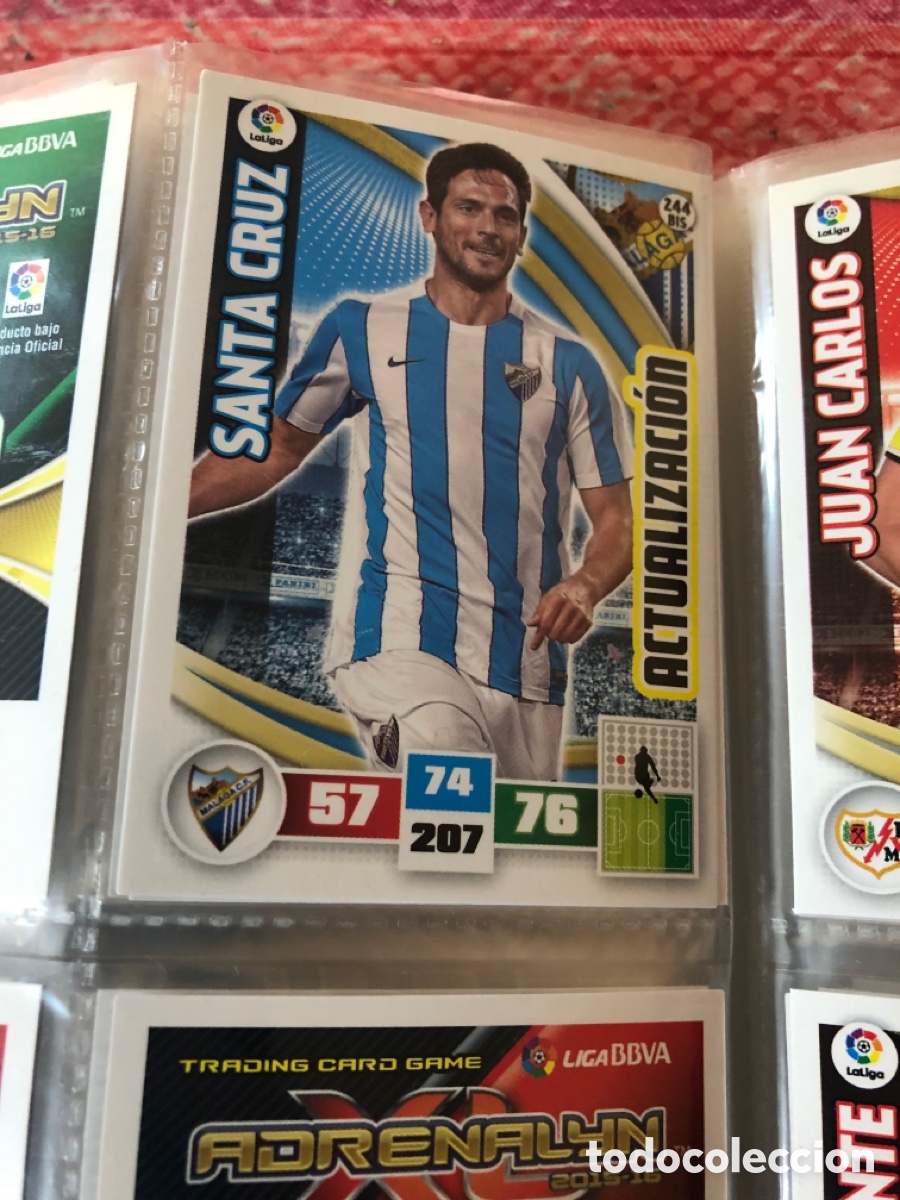 Cromos de F&uacute;tbol: Adrenalyn 2015 2016 actualizaci&oacute;n Santa Cruz 244 bis real Madrid