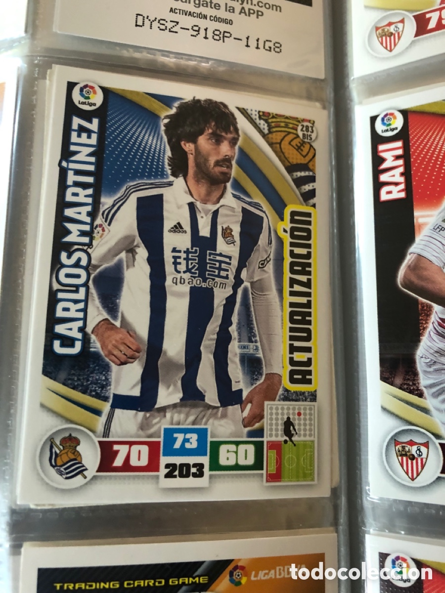 Cromos de Futebol: Adrenalyn 2015 2016 actualizaci&oacute;n Carlos Mart&iacute;nez 293 bis real sociedad