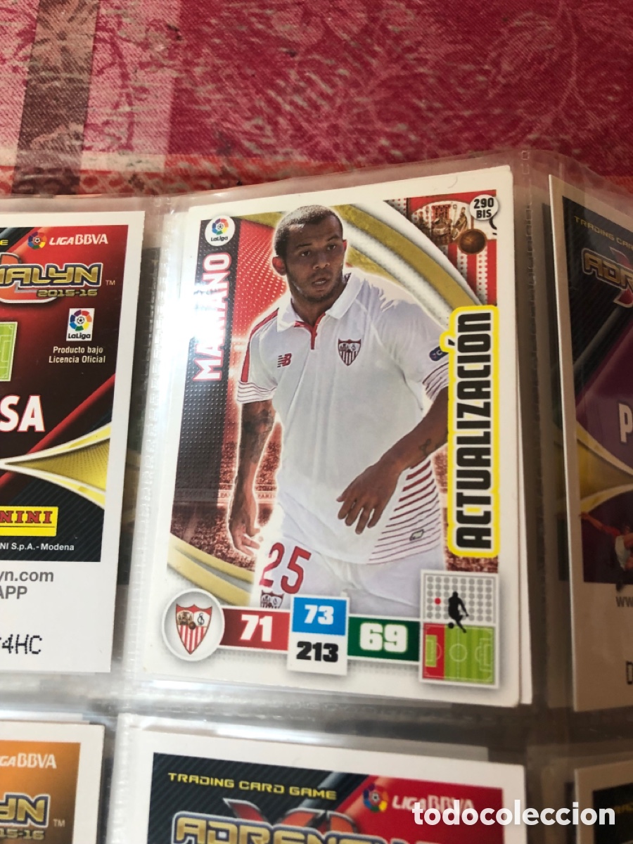 Cromos de Futebol: Adrenalyn 2015 2016 actualizaci&oacute;n Mariano 290 bis Sevilla