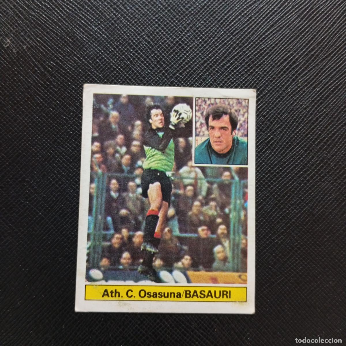 Fu&szlig;ball-Sticker: BASAURI OSASUNA ESTE 1981 1982 CROMO FUTBOL LIGA 81 82 - DESPEGADO - A18 PG172