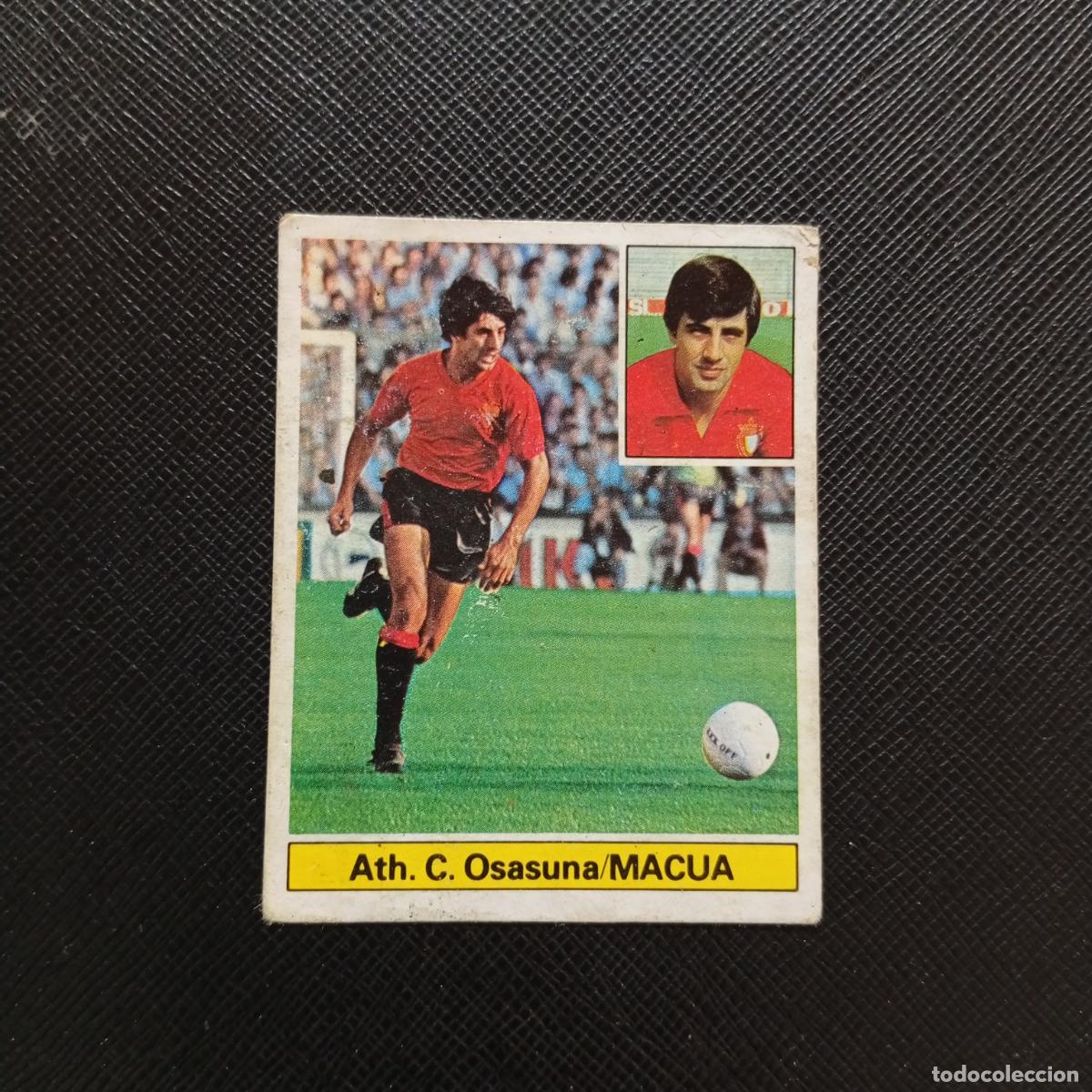 Cromos de F&uacute;tbol: MACUA OSASUNA ESTE 1981 1982 CROMO FUTBOL LIGA 81 82 - DESPEGADO - A18 PG172