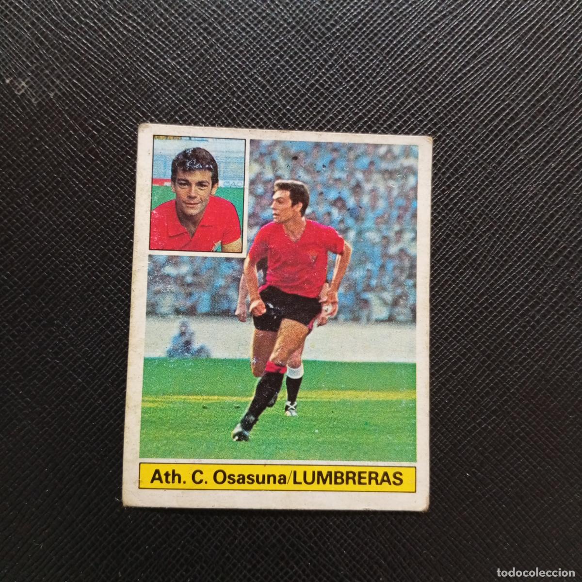 Cromos de F&uacute;tbol: LUMBRERAS OSASUNA ESTE 1981 1982 CROMO FUTBOL LIGA 81 82 - DESPEGADO - A18 PG181