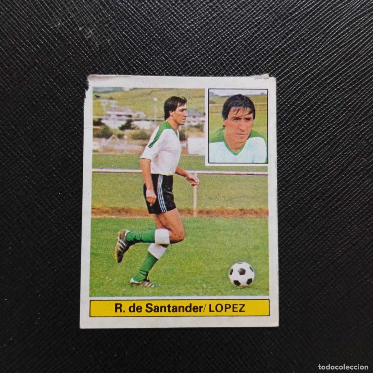 Fu&szlig;ball-Sticker: LOPEZ RACING SANTANDER ESTE 1981 1982 CROMO FUTBOL LIGA 81 82 - DESPEGADO - A18 PG181 COLOCA