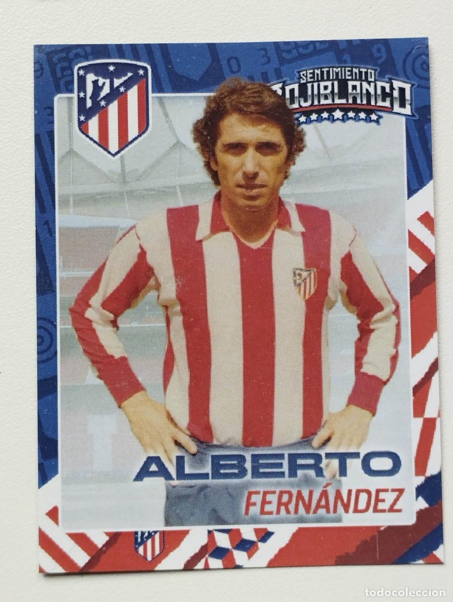 Cromos de f&uacute;tbol: CROMO ATLETICO DE MADRID - SENTIMIENTO ROJIBLANCO - CENTROCAMPIOSTAS - ALBERTO FERNANDEZ