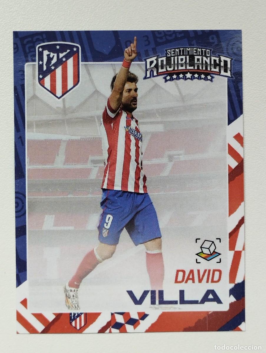 Cromos de F&uacute;tbol: CROMO ATLETICO DE MADRID - SENTIMIENTO ROJIBLANCO - DELANTEROS - DAVID VILLA