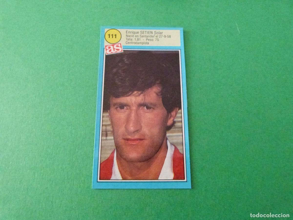 Football Stickers: CROMO FUTBOL QUIQUE SETIEN C.D. LOGRO&Ntilde;ES RECORTADO N&ordm; 111 ASES DE LA LIGA 1990-1991/90-91 DIARIO AS