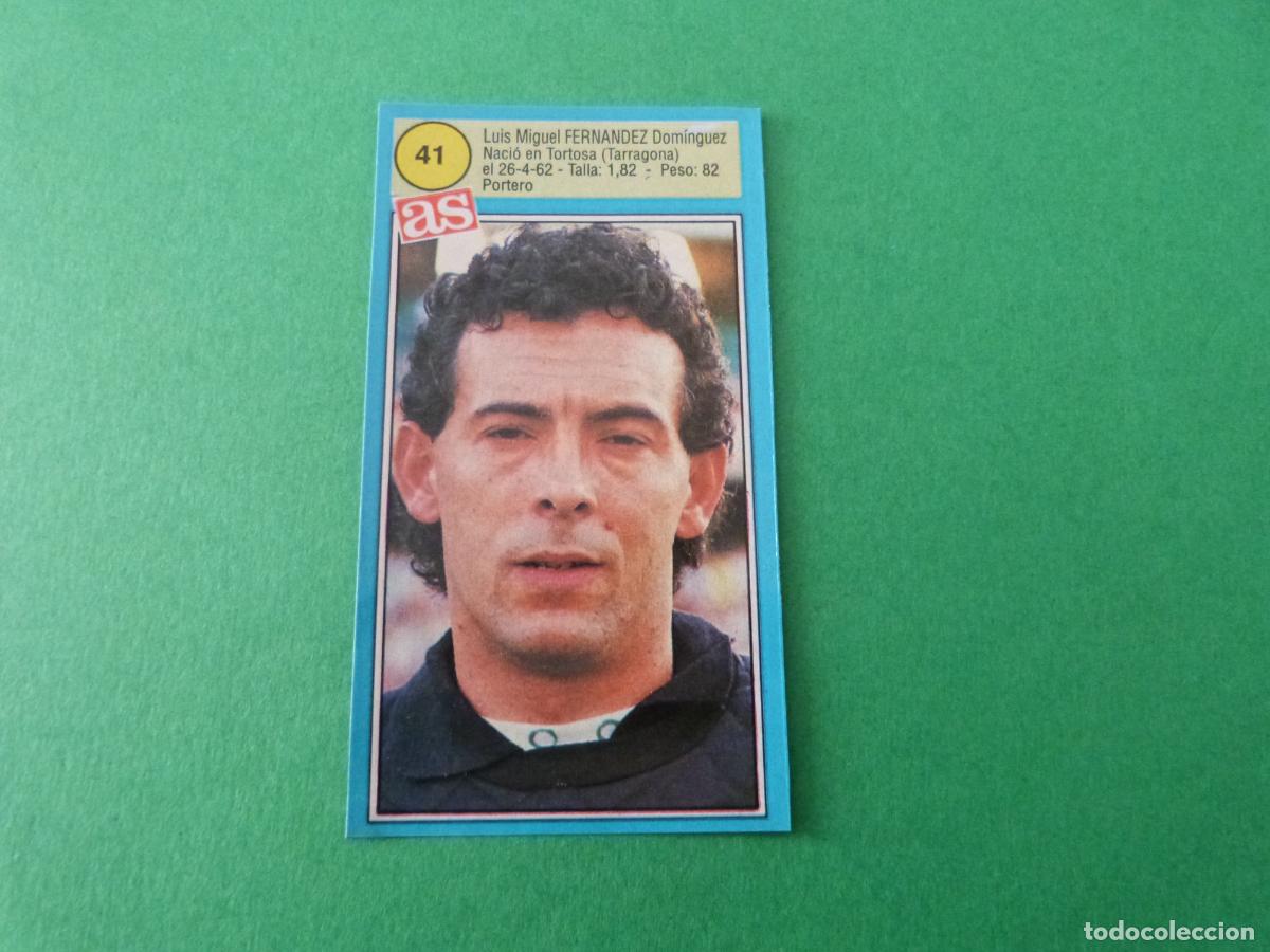 Cartes &agrave; collectionner de Football: CROMO FUTBOL FERNANDEZ REAL BETIS BALOMPIE RECORTADO N&ordm; 41 ASES DE LA LIGA 1990-1991/90-91 DIARIO AS
