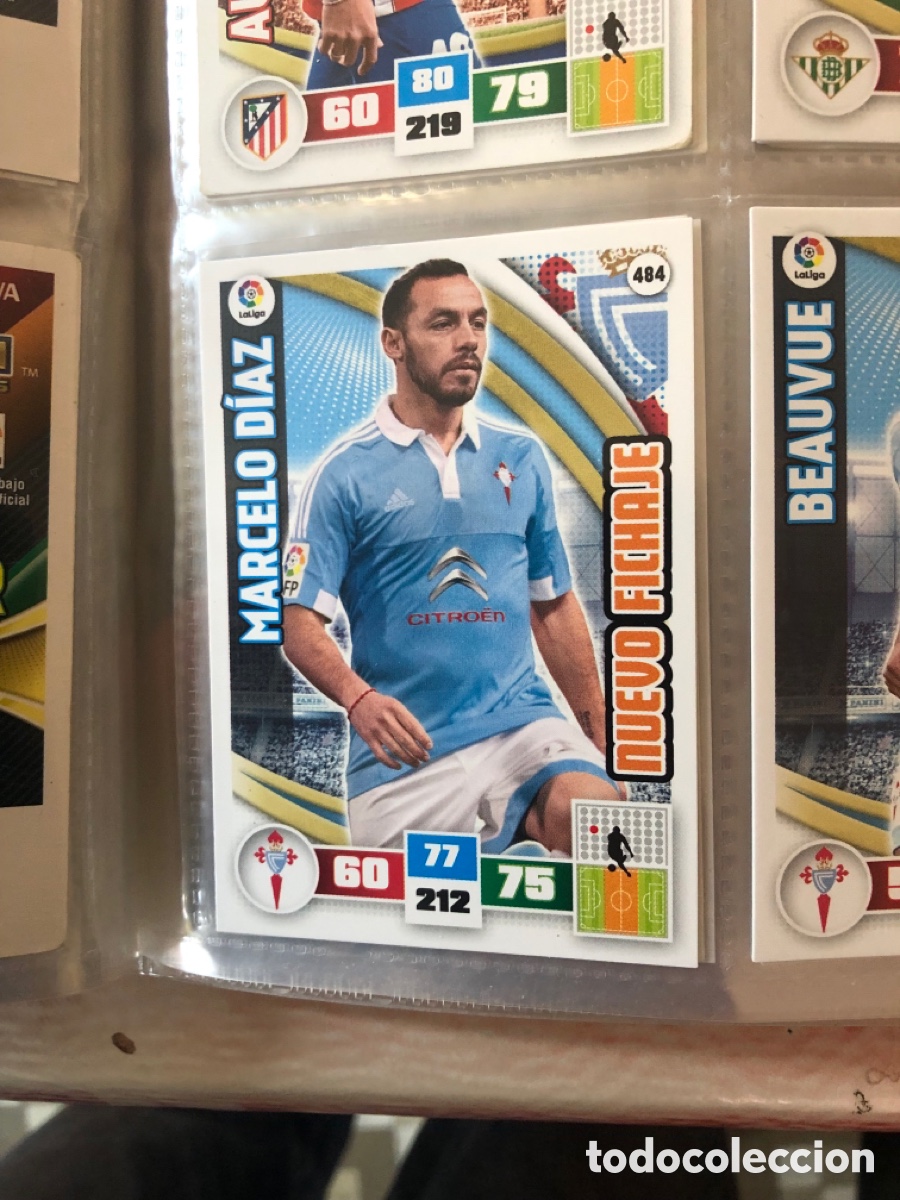 Cartes &agrave; collectionner de Football: Adrenalyn 2015 2016 nuevo fichaje Marcelo D&iacute;az 484 celta