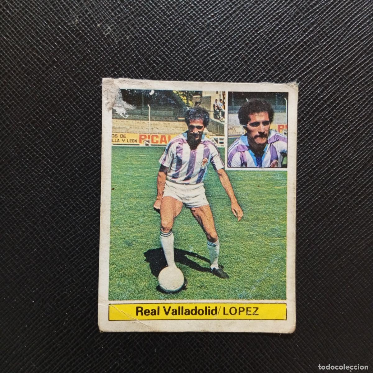 Football Stickers: LOPEZ VALLADOLID ESTE 1981 1982 CROMO FUTBOL LIGA 81 82 - DESPEGADO - A18 PG217 COLOCA