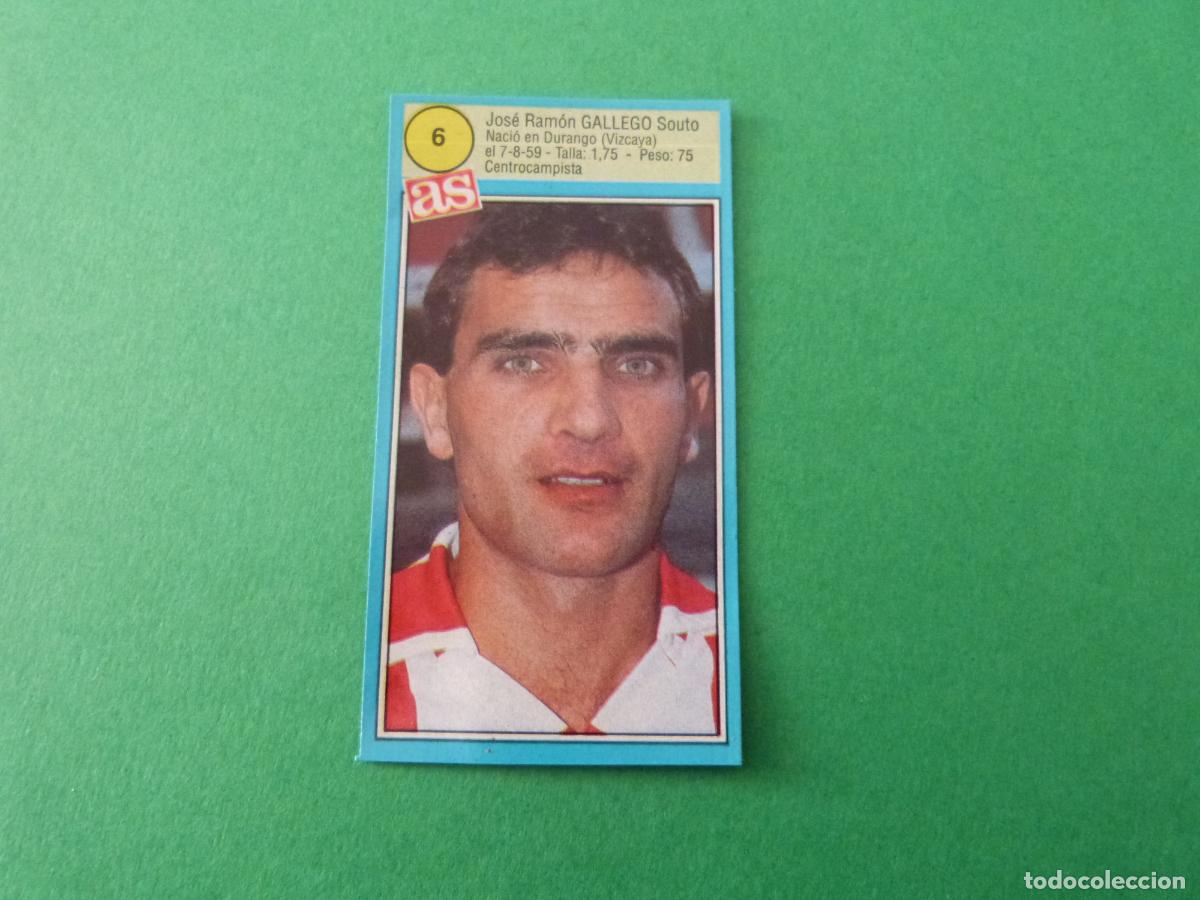 Football Stickers: CROMO FUTBOL GALLEGO ATH. BILBAO RECORTADO N&ordm; 6 ASES DE LA LIGA 1990-1991/90-91 DIARIO AS