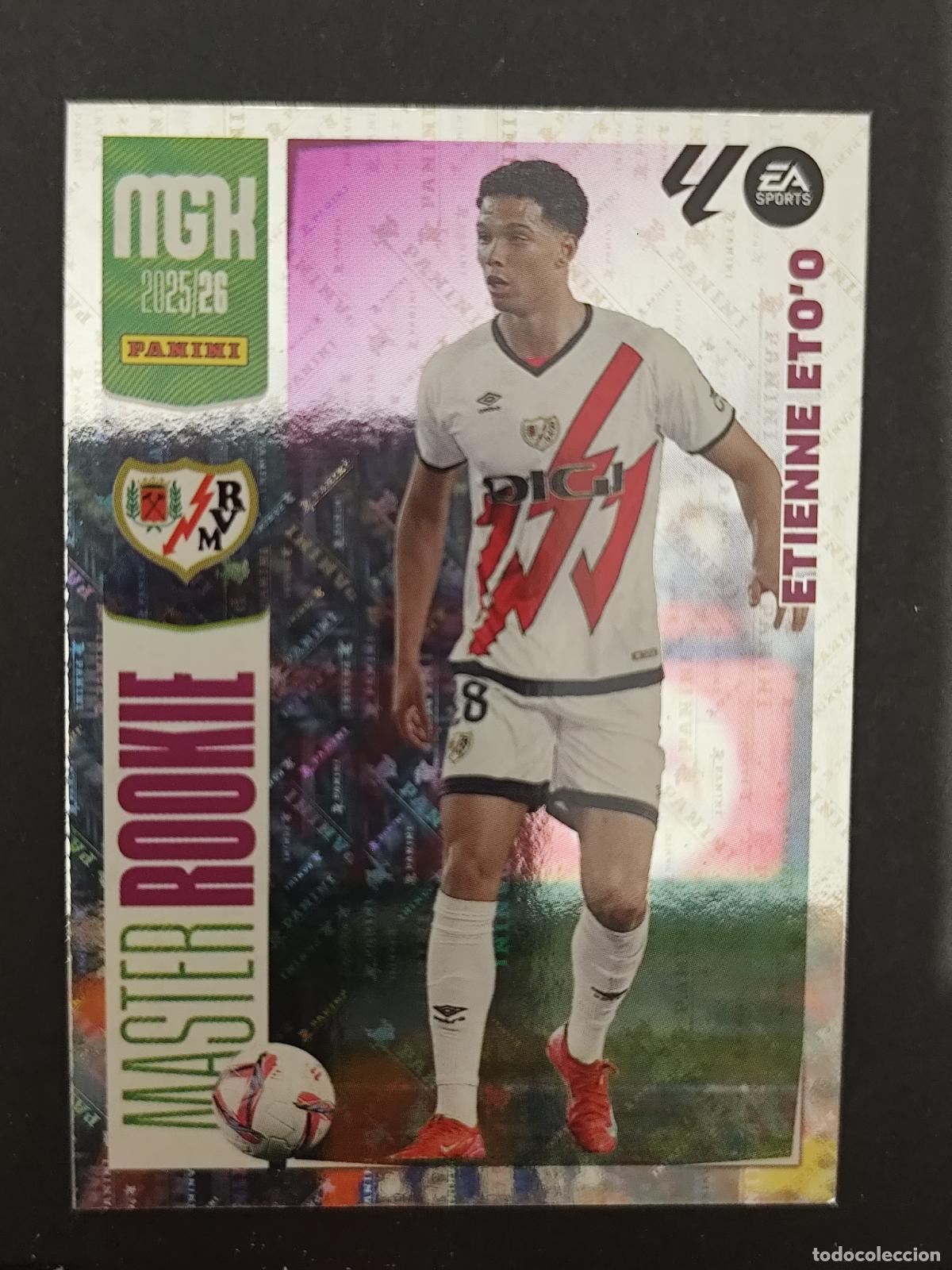 Cromos de F&uacute;tbol: 409 ETIENNE ETO'O RAYO VALLECANO MASTER ROOKIE MEGACRACKS 2025 2026 25 26