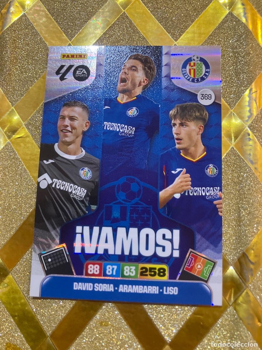 Cromos de f&uacute;tbol: CROMO DE FUTBOL NUMERO 369 GETAFE &iexcl; VAMOS ! ADRENALYN XL 2025 2026 PANINI !