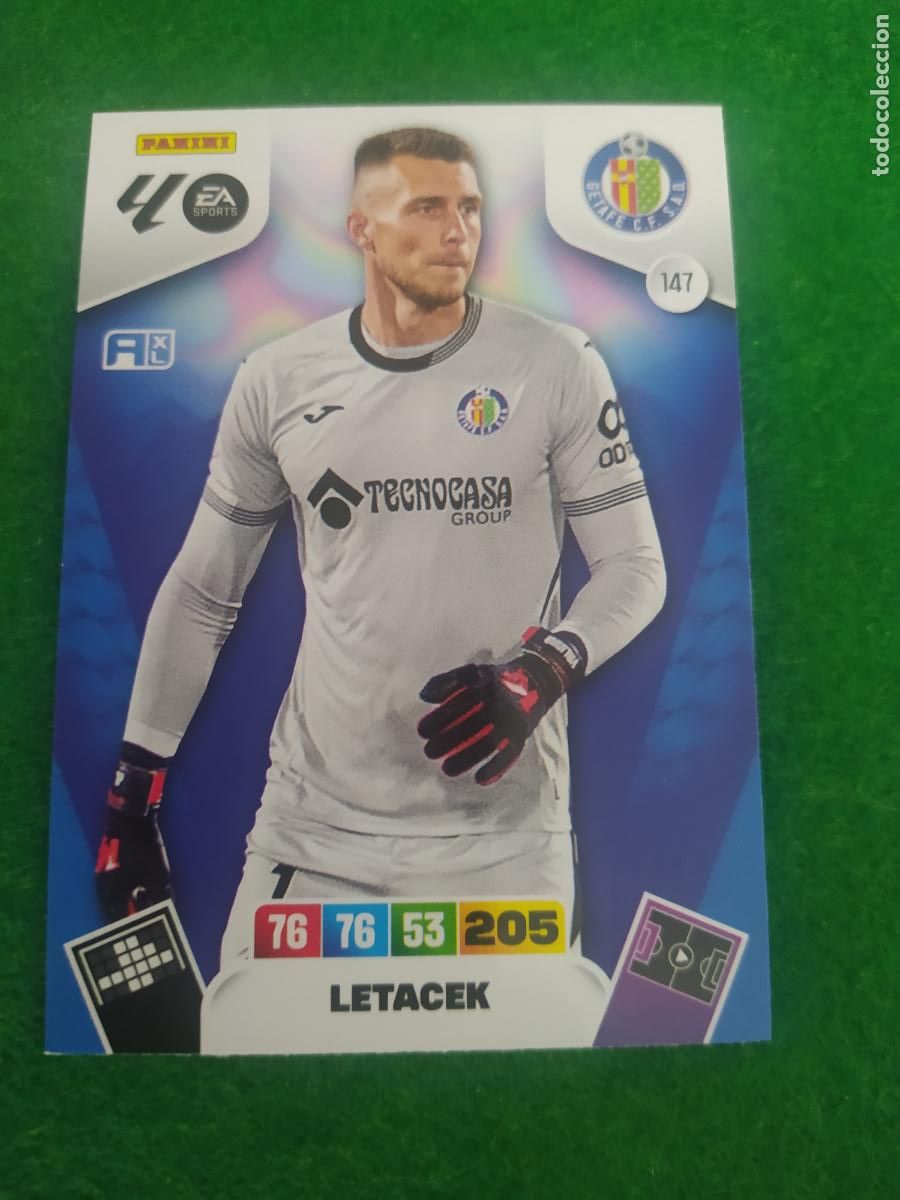 Football Stickers: adrenalyn xl 2025 2026 codigo sin activar getafe n&ordm; 147 letacek