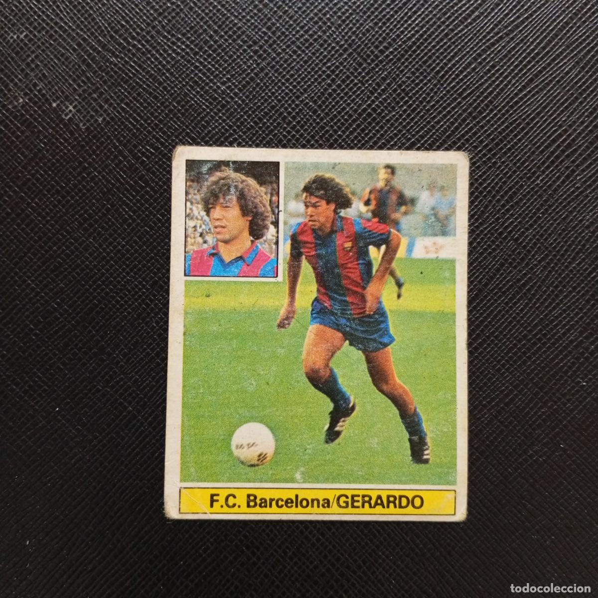 Cromos de Futebol: GERARDO BARCELONA ESTE 1981 1982 CROMO FUTBOL LIGA 81 82 - DESPEGADO - A18 PG226 FICHAJE 2