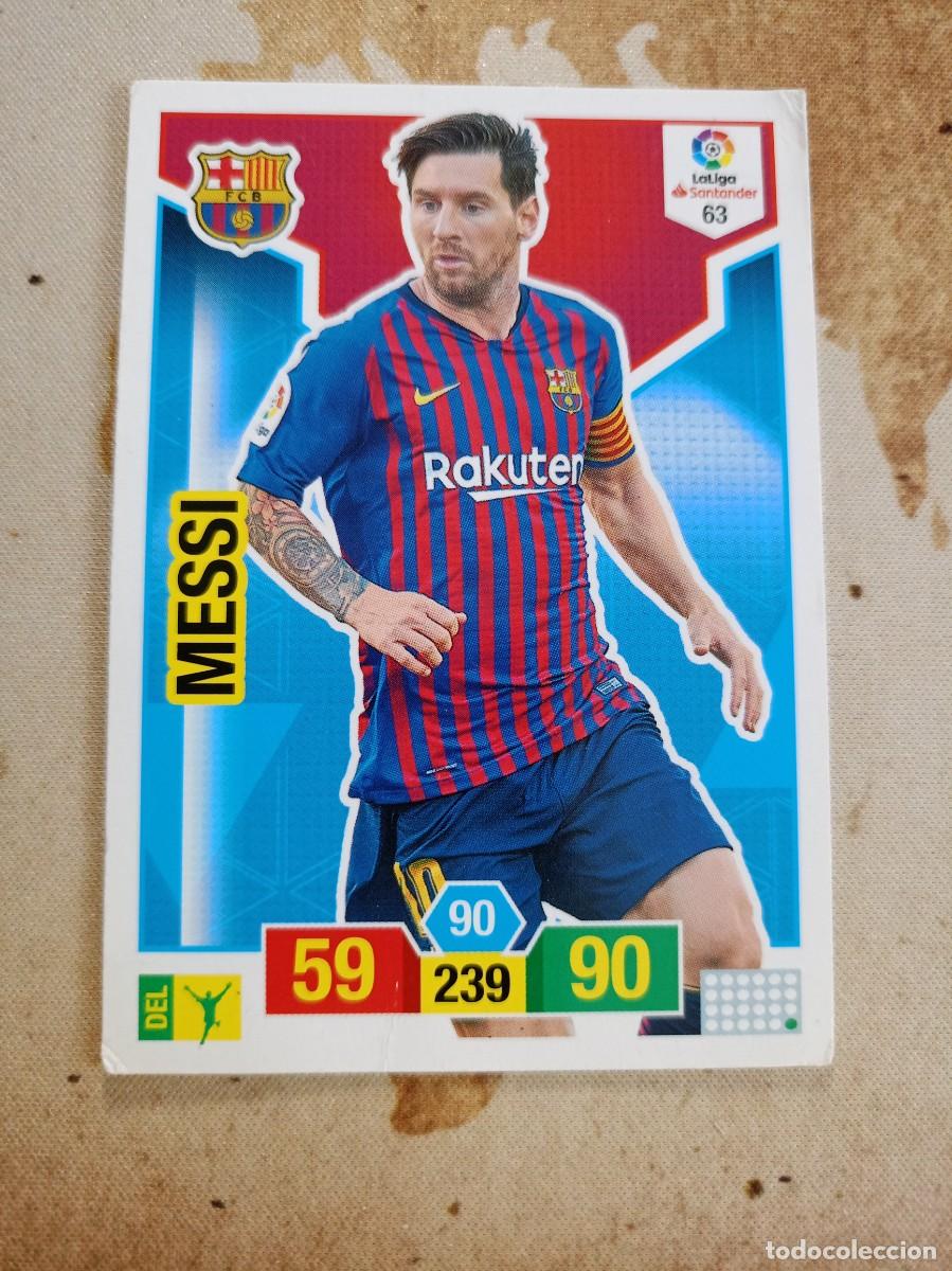 Figurine di Calcio: # Barcelona 63 MESSI Adrenalyn 2018-19