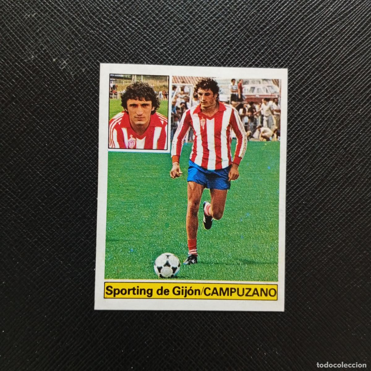Cromos de F&uacute;tbol: CAMPUZANO SPORTING GIJON ESTE 1981 1982 CROMO FUTBOL LIGA 81 82 - DESPEGADO - A18 PG235 FICHAJE 16