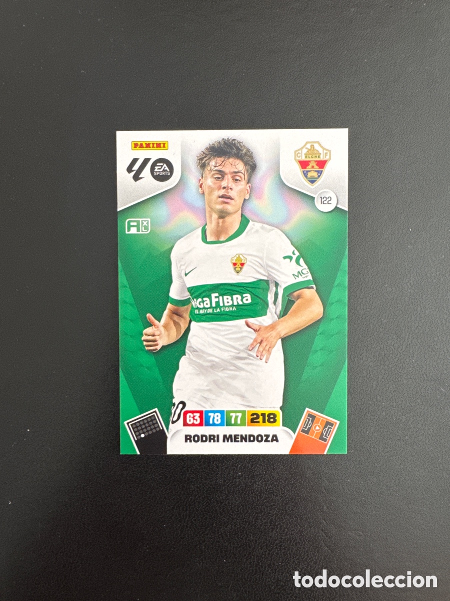 Cromos de Futebol: RODRI MENDOZA ELCHE NUMERO 122 ADRENALYN 2025 2026