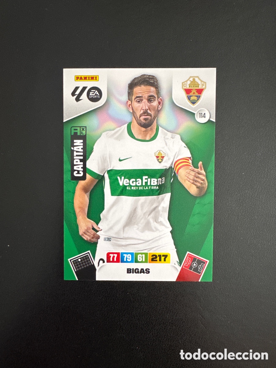 Cromos de F&uacute;tbol: BIGAS ELCHE NUMERO 114 ADRENALYN 2025 2026