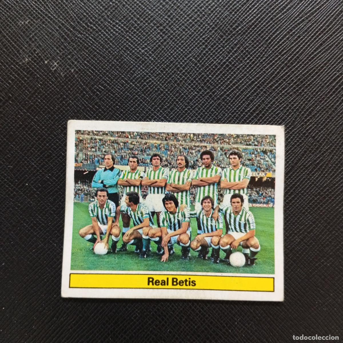 Cromos de F&uacute;tbol: REAL BETIS ALINEACION ESTE 1981 1982 CROMO FUTBOL LIGA 81 82 - DESPEGADO - A18 PG262
