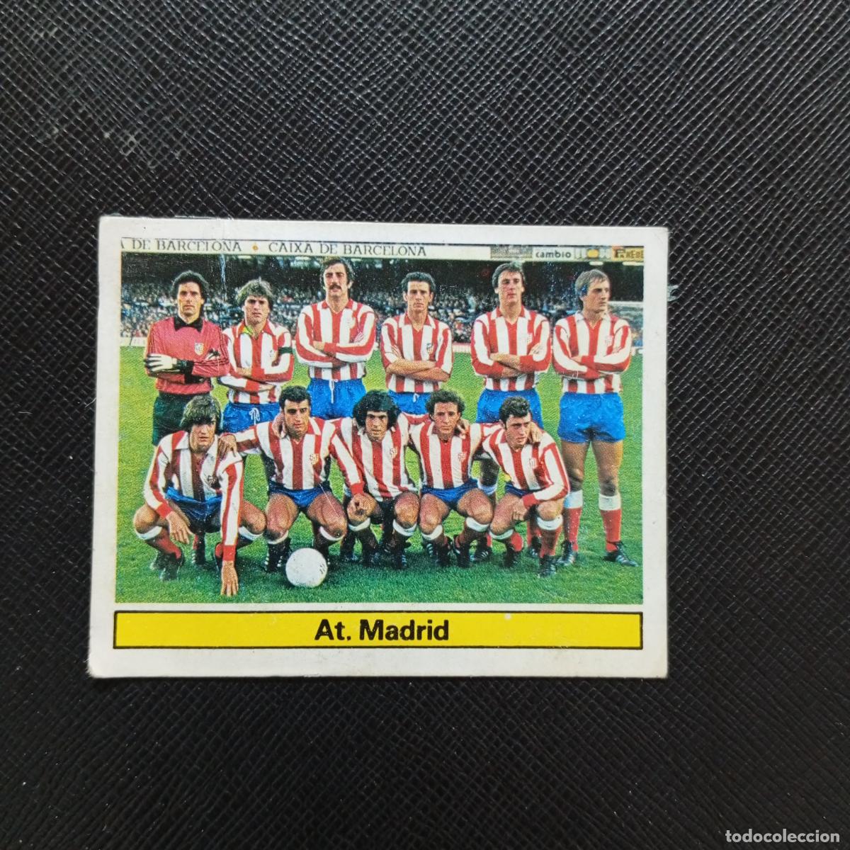 Cromos de F&uacute;tbol: AT MADRID ALINEACION ESTE 1981 1982 CROMO FUTBOL LIGA 81 82 - DESPEGADO - A18 PG262