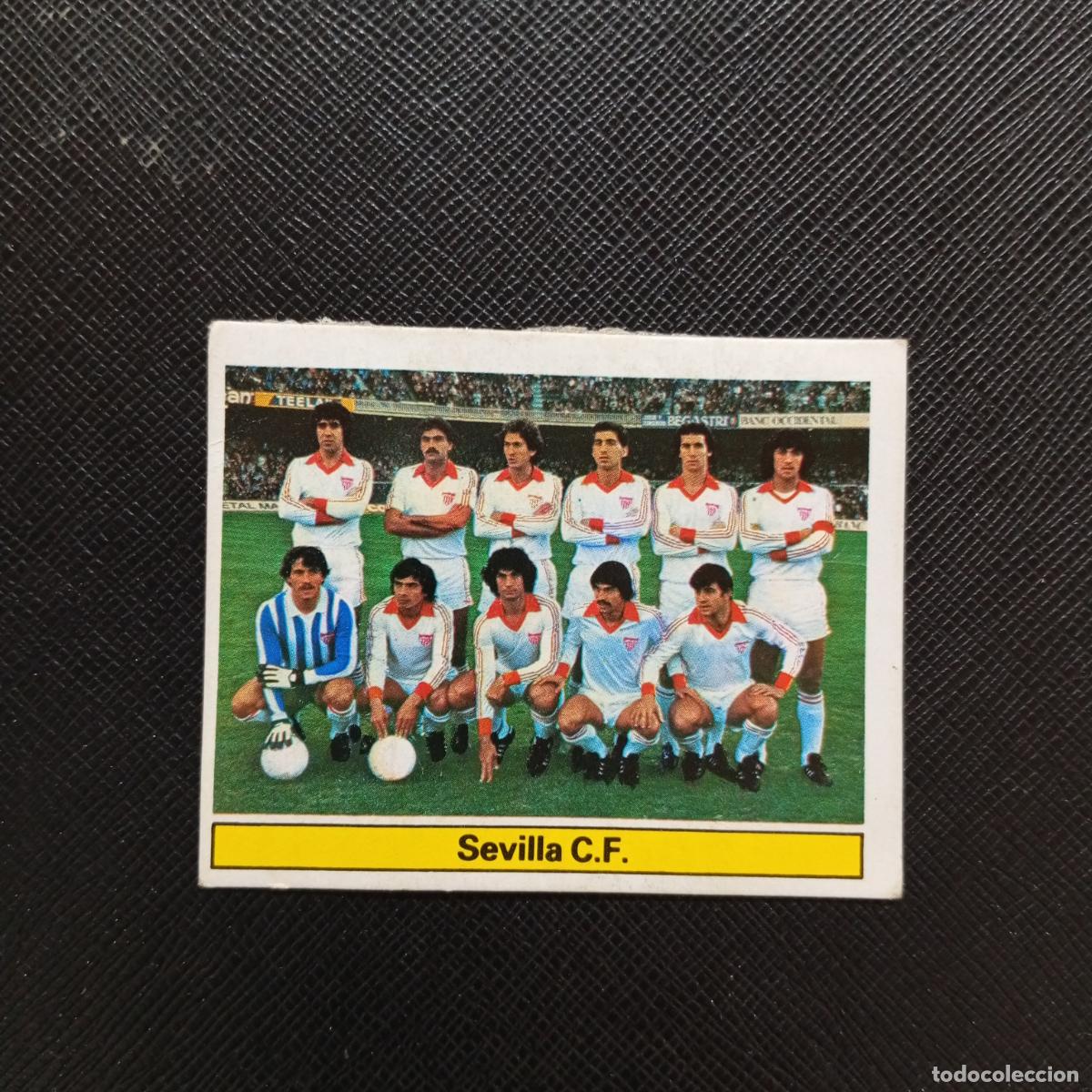 Cromos de F&uacute;tbol: SEVILLA ALINEACION ESTE 1981 1982 CROMO FUTBOL LIGA 81 82 - DESPEGADO - A18 PG262